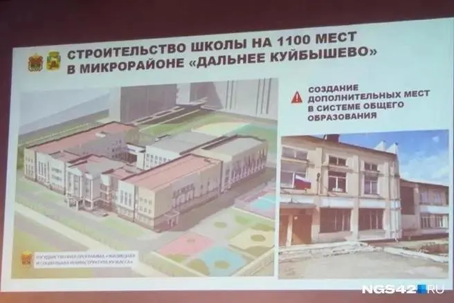 Школу в Дальнем Куйбышево планируют завершить в 2027 году. В этом году подрядчик подведёт здание под кровлю, сообщили в мэрии.