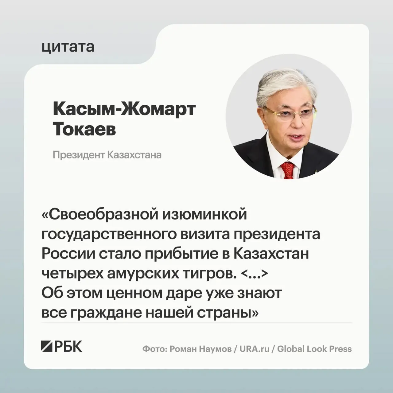 Казахстан обратился к России с просьбой помочь восстановить популяцию амурского тигра — Москва откликнулась и передала в Астану семейство животных.