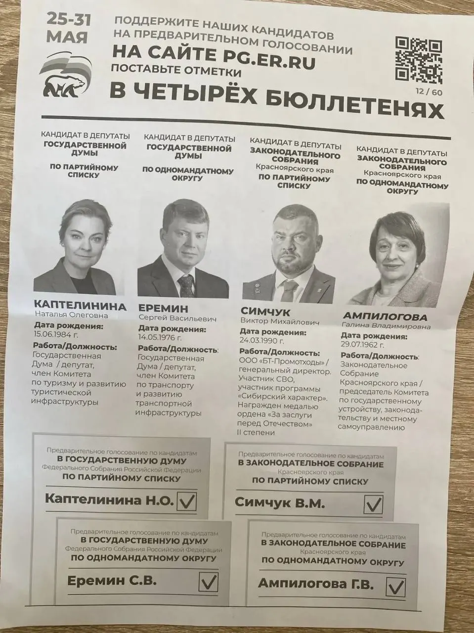 В нескольких субъектах федерации администрации рассылали указания коммерческим и муниципальным учреждениям участвовать в праймериз «ЕР», указывая конкретных кандидатов и требуя отчётов о голосовании.