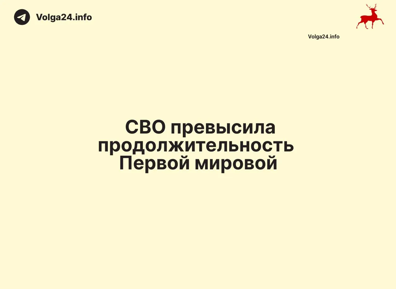 По состоянию на 11 июня 2026 года конфликт, начавшийся 24 февраля 2022 года, длящимся 1569 дней, стал длинее Первой мировой войны (1568 дней).