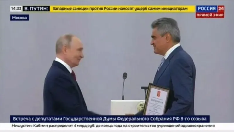 27 июля на церемонии в Кремле глава партии «Новые Люди» Нечаев получил благодарность от президента и заявил, что предстоит приложить ещё больше усилий для победы России в специальной военной операции.