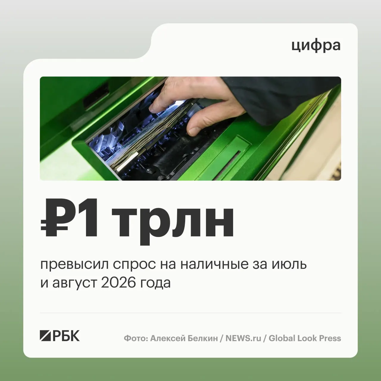 По данным Центрального банка, в августе наличные в обращении выросли на 443 млрд рублей, продолжая устойчивый рост с марта 2026 года. За год прирost составил примерно 2,5 трлн руб; пик спроса зафиксирован в апреле — 678,7 млрд руб, а в сентябре 2022 года увеличение превысило 900 млрд.