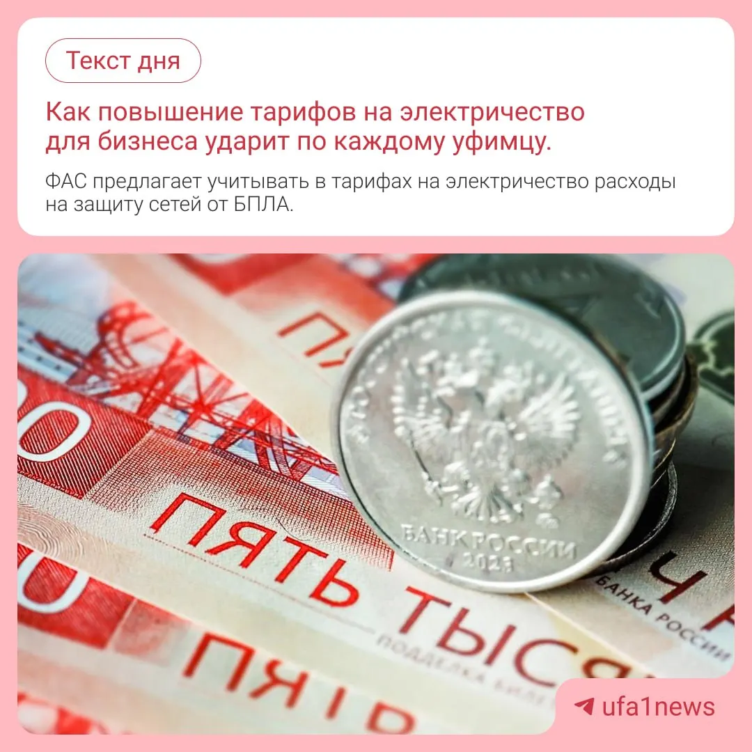 Федеральная антимонопольная служба предложила внести изменения в методику расчета тарифов на электроэнергию, чтобы учитывать расходы сетевых компаний на защиту электросетей от беспилотников. По словам экономиста, такой подход может повлиять на цены по всей стране, в том числе для каждого уфимца.